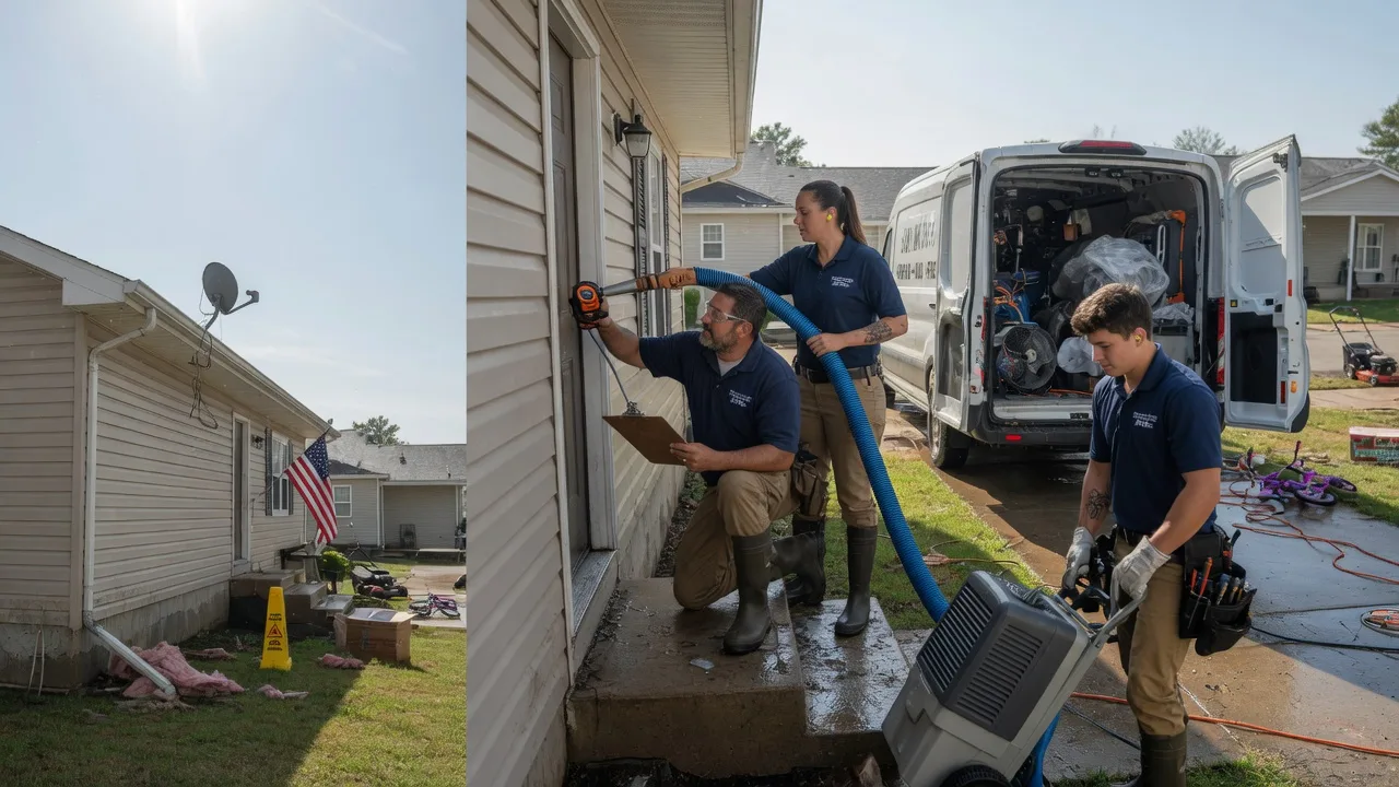 Ceiling Water Damage Restoration in Nitro, WV near me